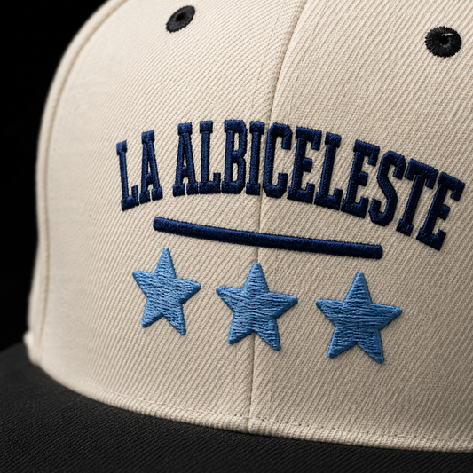Argentina Football Cap | La Albiceleste | 3 Stars