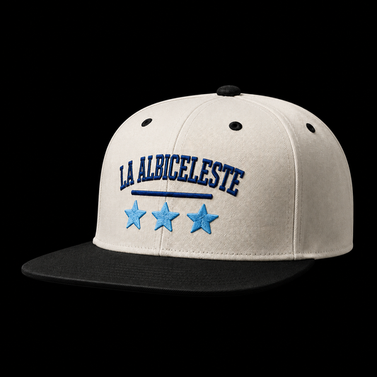 Argentina Football Cap | La Albiceleste | 3 Stars