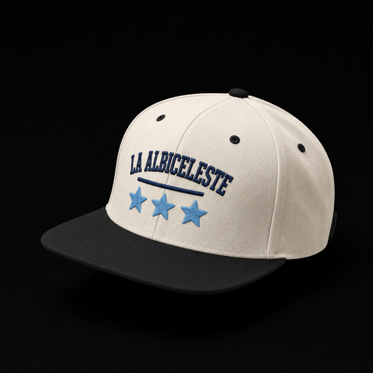 Argentina Football Cap | La Albiceleste | 3 Stars